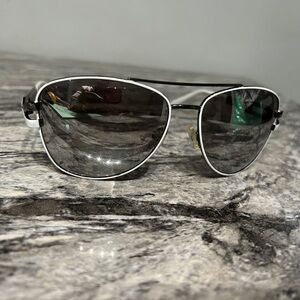 Rocaware Stylish Silver white  Aviator Sunglasses